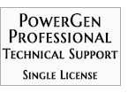 Technical Support - PowerGen Professional Single License